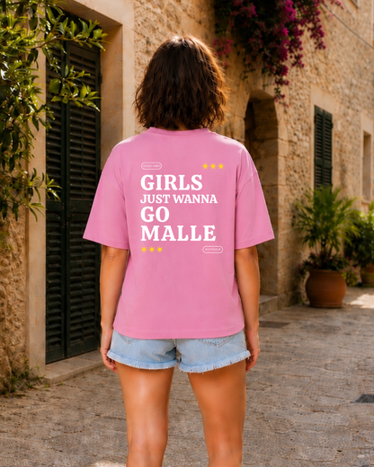 Girls just wanna go MALLE (Bubble Pink)